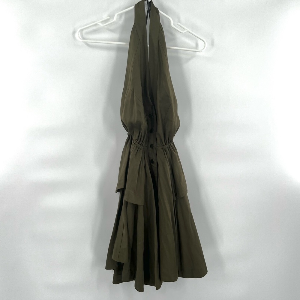 Bobi Black tiered halter army green XS - Picture 2 of 12